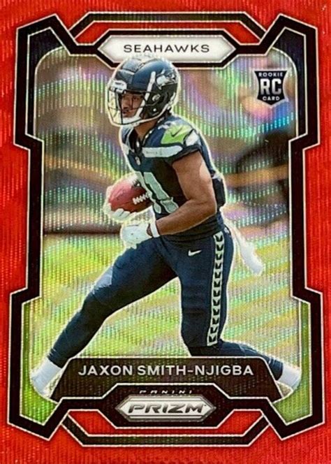 Jaxon Smith Njigba 2023 Prizm 390 Red Wave 149 Price Guide Sports