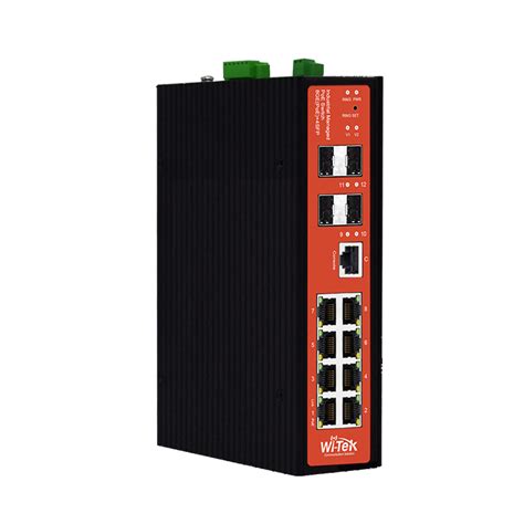 Compra Switch Wi Tek Gigabit Ethernet Puertos Poe X Sfp Wi