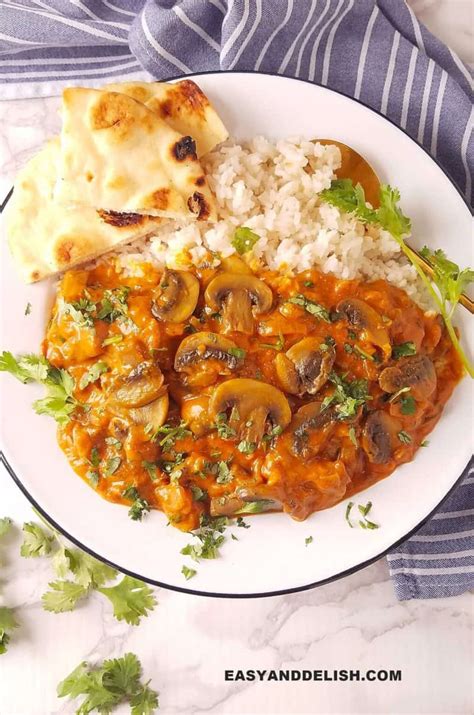 Mushroom Curry Recipe Keto Vegan Easy And Delish