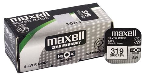 Maxell 319 SR527SW MAKS POWER