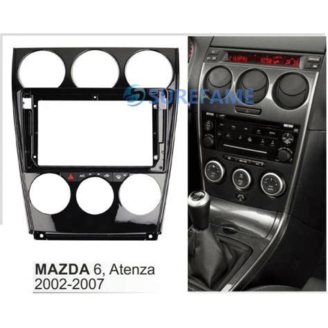 Inch Car Fascia Panel Harness For Mazda Atenza With Ac