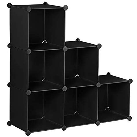 Songmics Armario Modular Pl Stico Modular Almacenamiento De Cubos