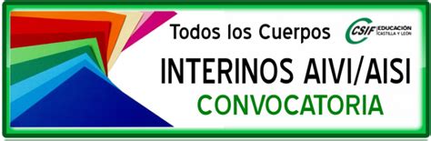 CSIF Interinos AIVI AISI Curso 2023 2024 Todos Los Cuerpos