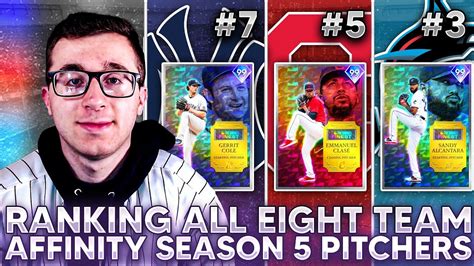 Ranking All Finest Pitchers In Team Affinity Season Mlb The Show