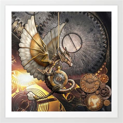 Steampunk Dragon Art