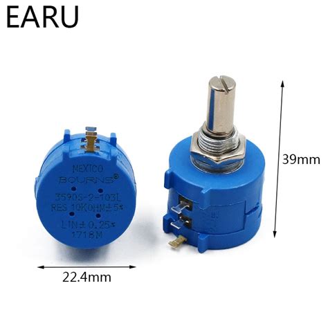 S L K Precision Multi Turn Potentiometer Turns