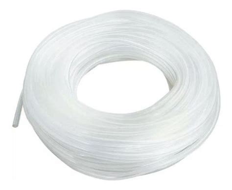 Tubo Nylon Tecalon 8mm X 5 Mm Natural branco 100 Mts Frete grátis