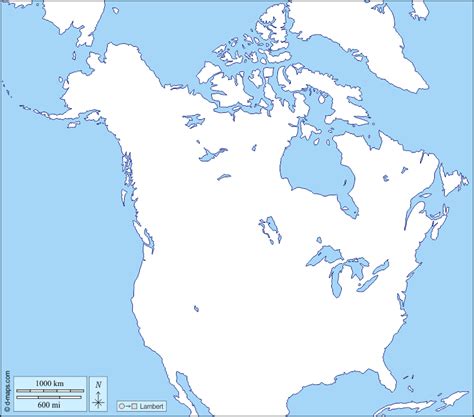 Landkarte Kanada Usa - Obwohl in der kanadischen landschaft höhen bis ...