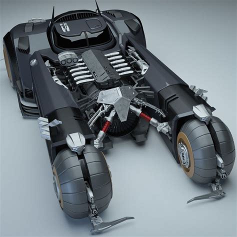 Batman The Animated Series Batmobile 3d Model - Barry Morrises Coloring ...