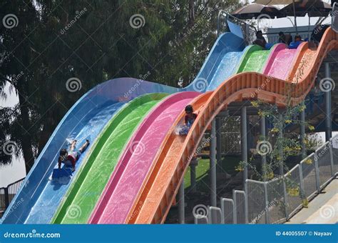 Summer Fun At Water Park Editorial Photography Image Of Water 44005507