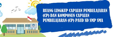 Ruang Lingkup Dan Komponen Capaian Pembelajaran Cp Paud Sd Smp Sma