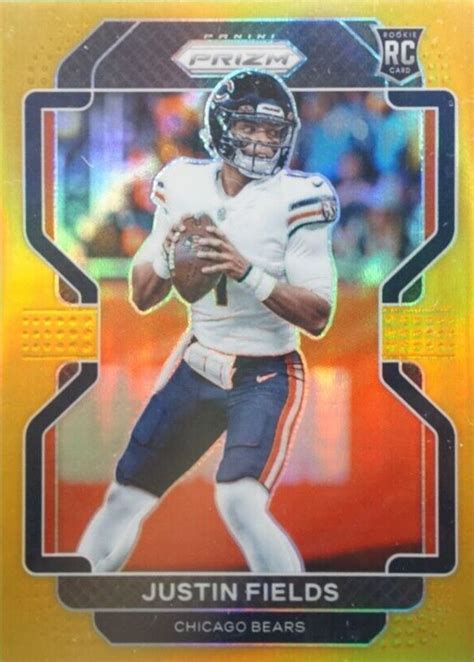 Justin Fields Prizm Gold Price Guide Sports Card Investor