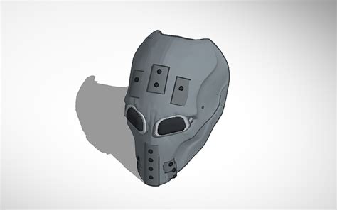 3D design TWD Masked Man's Mask | Tinkercad