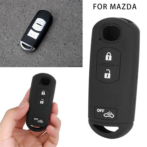 3 Button Silicone Car Remote Key Fob Shell Cover Case For Mazda 2 3 5 6