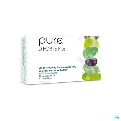 Pure D Forte Plus Kauwtabl Tabl Online Apotheek Pharmazone