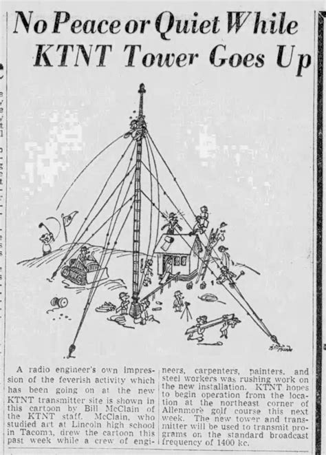 October 1952 1400 KTNT Goes On The Air QZVX Broadcast History