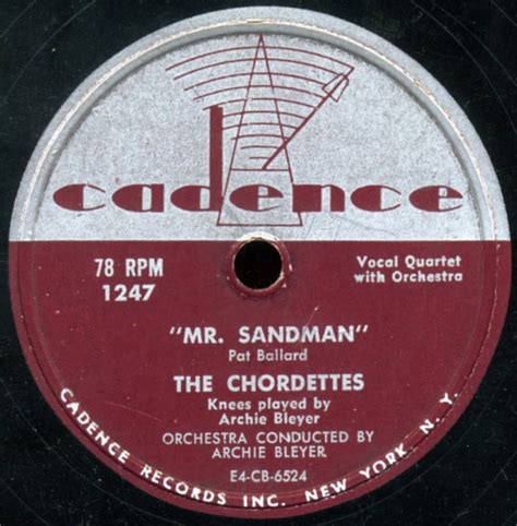 The Chordettes Mr Sandman Lyrics Genius Lyrics