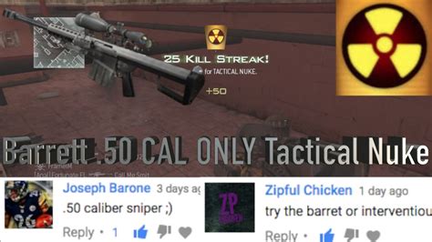 MW2 Barrett 50 CAL Tactical Nuke YouTube