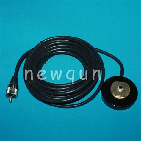 Uhfvhf Nmo Mount Magnetic Base For Car Taxi Mobile Radio Antenna Rg 58 Cable Ebay