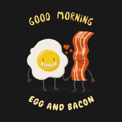 Good Morning Egg And Bacon Breakfast Koszulka Dziecięca Teepublic Pl