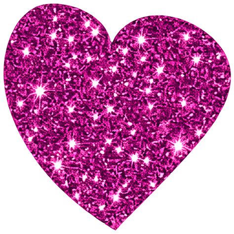 Pink Glitter Heart Graphic · Creative Fabrica