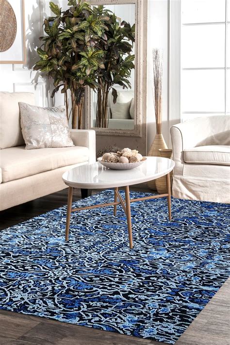 Buy Bombay Blue Modern Area Rug at best price from Rugs and Beyond