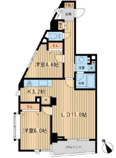 ザ・パームス代々木上原ヴェールテラス 2階 2ldk 入居中 Id148058 代々木上原の賃貸マンションはr Net