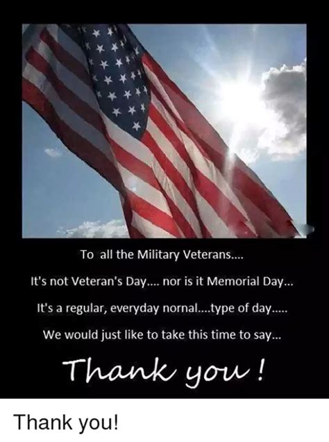 Veterans Day Thank You Memes Quotesproject