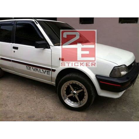 Jual Stiker 12 Valve Si Limited Starlet Kotak Ep71 Shopee Indonesia