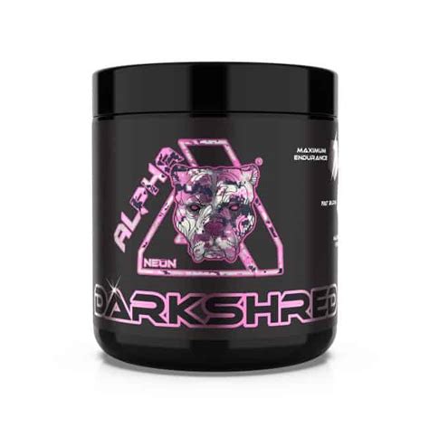 Alpha Neon Darkshred Sports Nutrition Pre Training Post Training