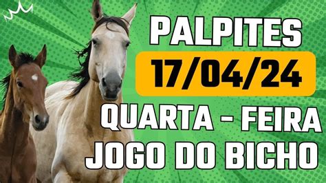 Palpites Para Hoje 17 04 2024 JOGO DO BICHO Todas Loterias YouTube