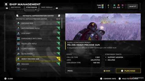 How To Use The MG 206 Heavy Machine Gun In Helldivers 2