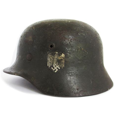 WWII German M40 Camo Heer Helmet – RJ Militaria