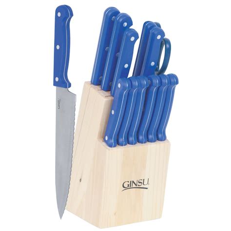 Ginsu GINSU 14-PIECE BLUE KNIFE SET in the Cutlery department at Lowes.com