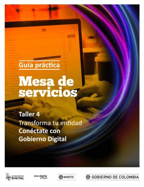 Fillable Online Estrategia Gobiernoenlinea Gov Incidentes Y Solicitudes