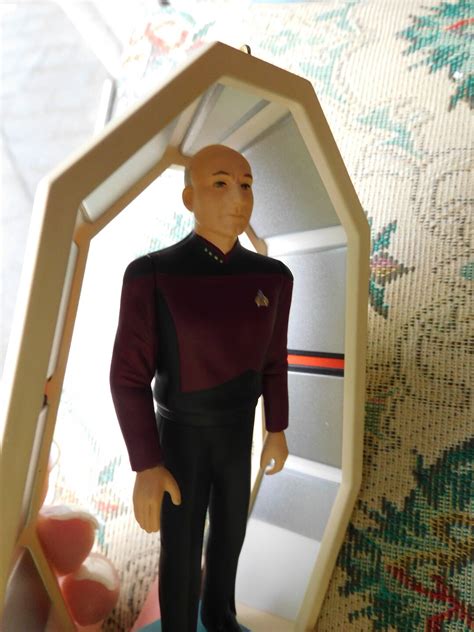 Vintage Captain Jean Luc Picard Ornament Hallmark Keepsake Etsy