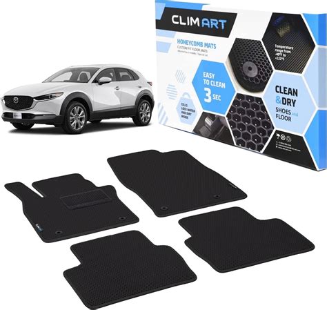 Clim Art Honeycomb Custom Fit Floor Mats For Mazda Cx