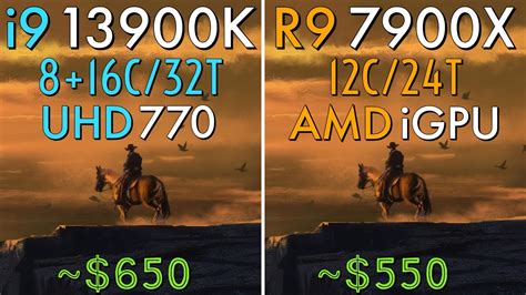 Ryzen 9 7900x Vs Core I9 13900k Cpu And Igpu Test Youtube