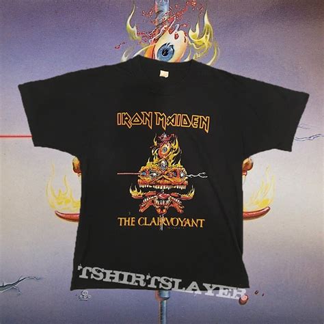 Iron Maiden The Clairvoyant TShirtSlayer TShirt And BattleJacket