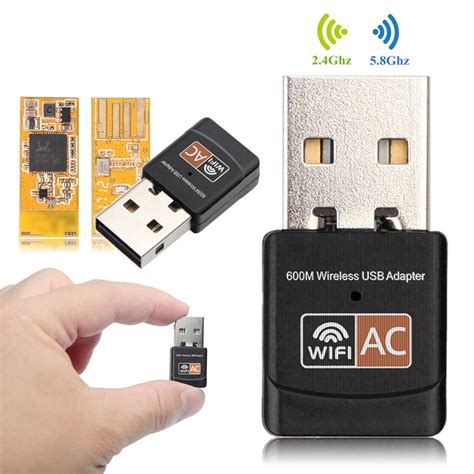 Adaptador Wi Fi Usb Dual Band Ghz E Ghz Mbps Wireless Ac G