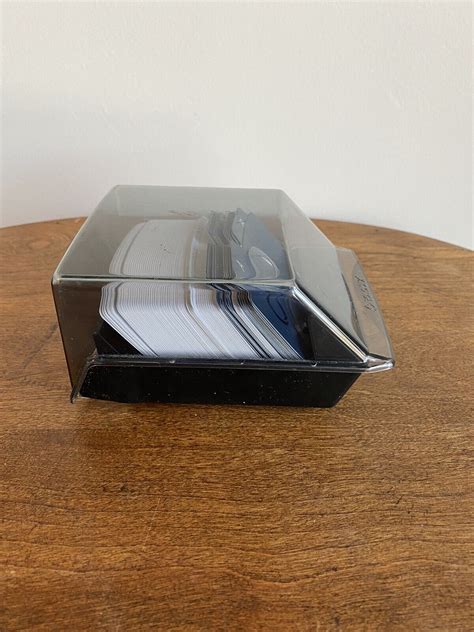 Rolodex Covered X In Index Card File A Z Tabs Blank Cards S