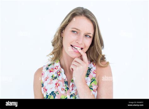 Freche Blonde Frau Fotos Und Bildmaterial In Hoher Aufl Sung Alamy