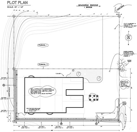 Owens - Laing LLC : Sample Plot Plan Drawing