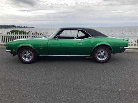 1968 Chevrolet Camaro Ss Trim V8 4speed Rally Green Classic