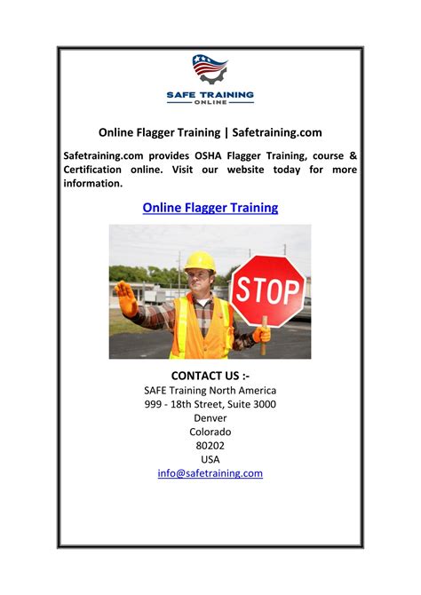 Ppt Online Flagger Training Safetraining Powerpoint Presentation
