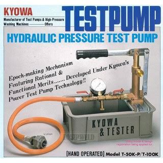 KYOWA T508 HYDRAULIC PRESSURE HAND TEST PUMP ORIGINAL MADE IN JAPAN