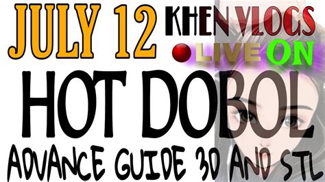 HOT DOBOL JULY 12 2023 ADVANCE GUIDE 3D AND STL WATCH OUT BABAWI