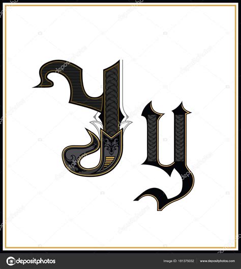 The Letter Y In Calligraphy