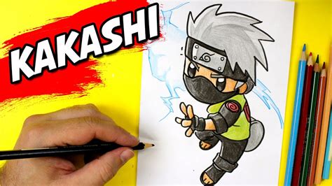 C Mo Dibujar A Kakashi Con Chidori Kawaii How To Draw Kakashi Chidori