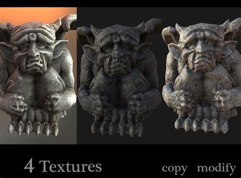 Second Life Marketplace Gargoyle Statue